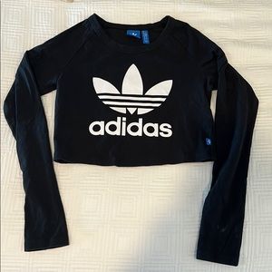 Adidas Long Sleeve Crop Top